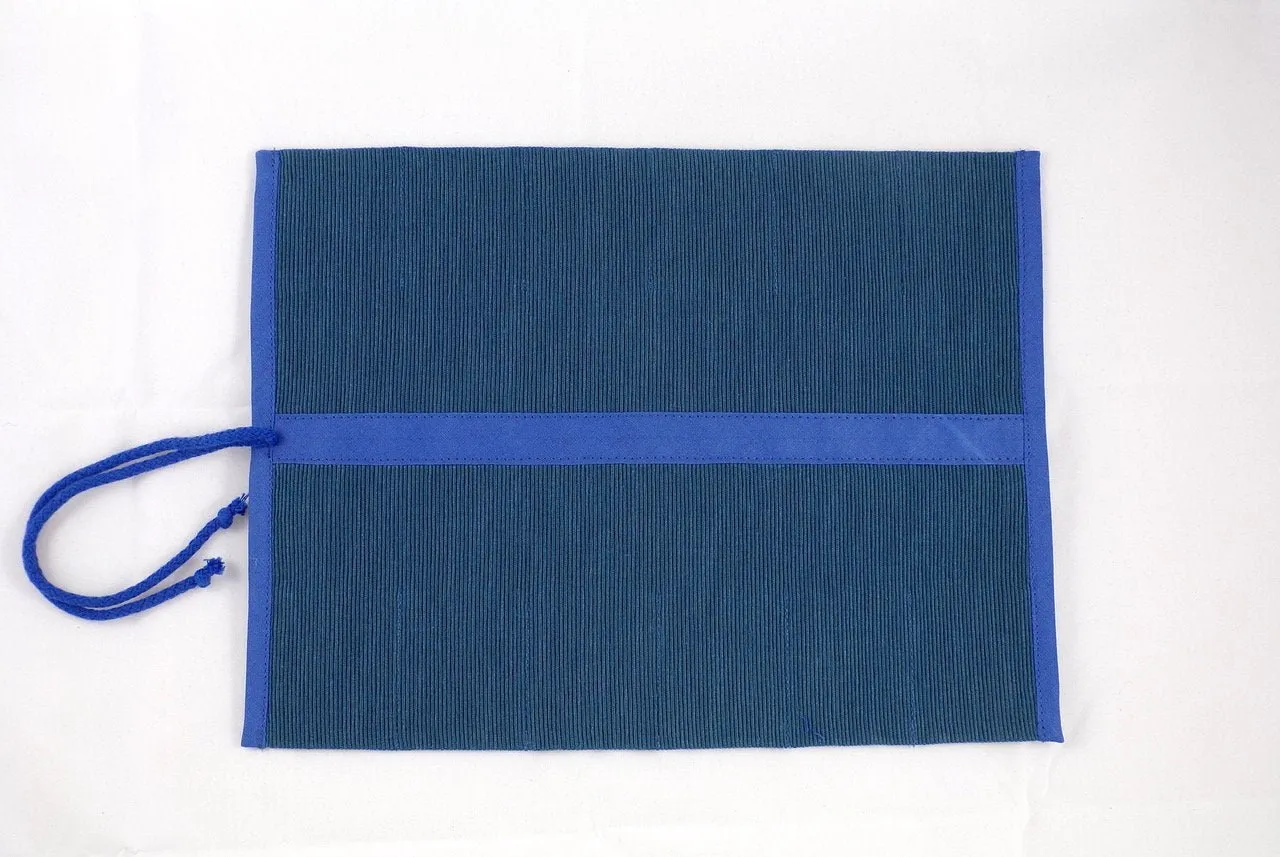 Natural Cotton Waldorf Crayon Roll - Holder for Crayons