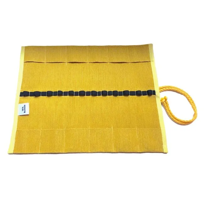 Natural Cotton Waldorf Crayon Roll - Holder for Crayons