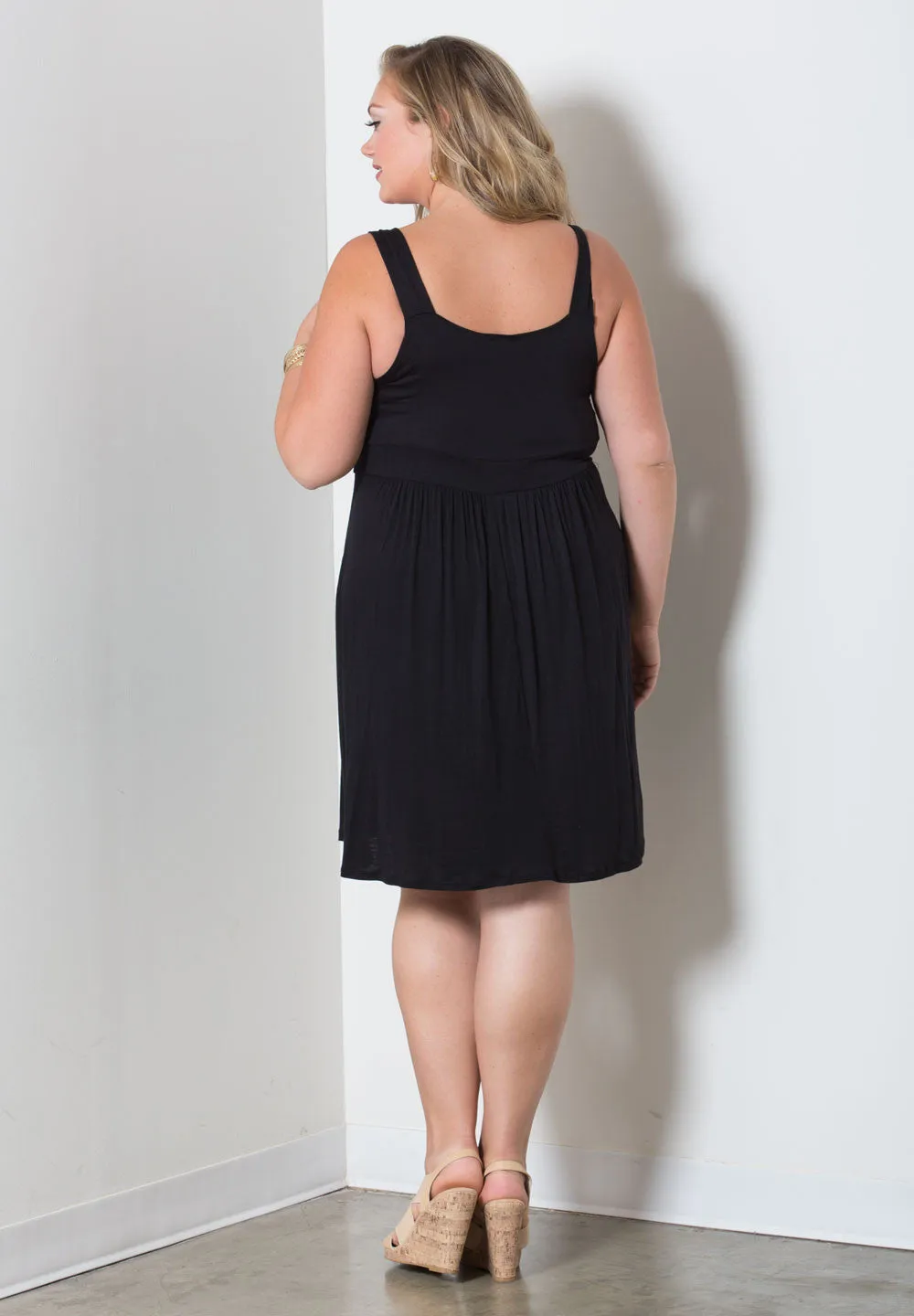 Perfect Tank Dress in Black