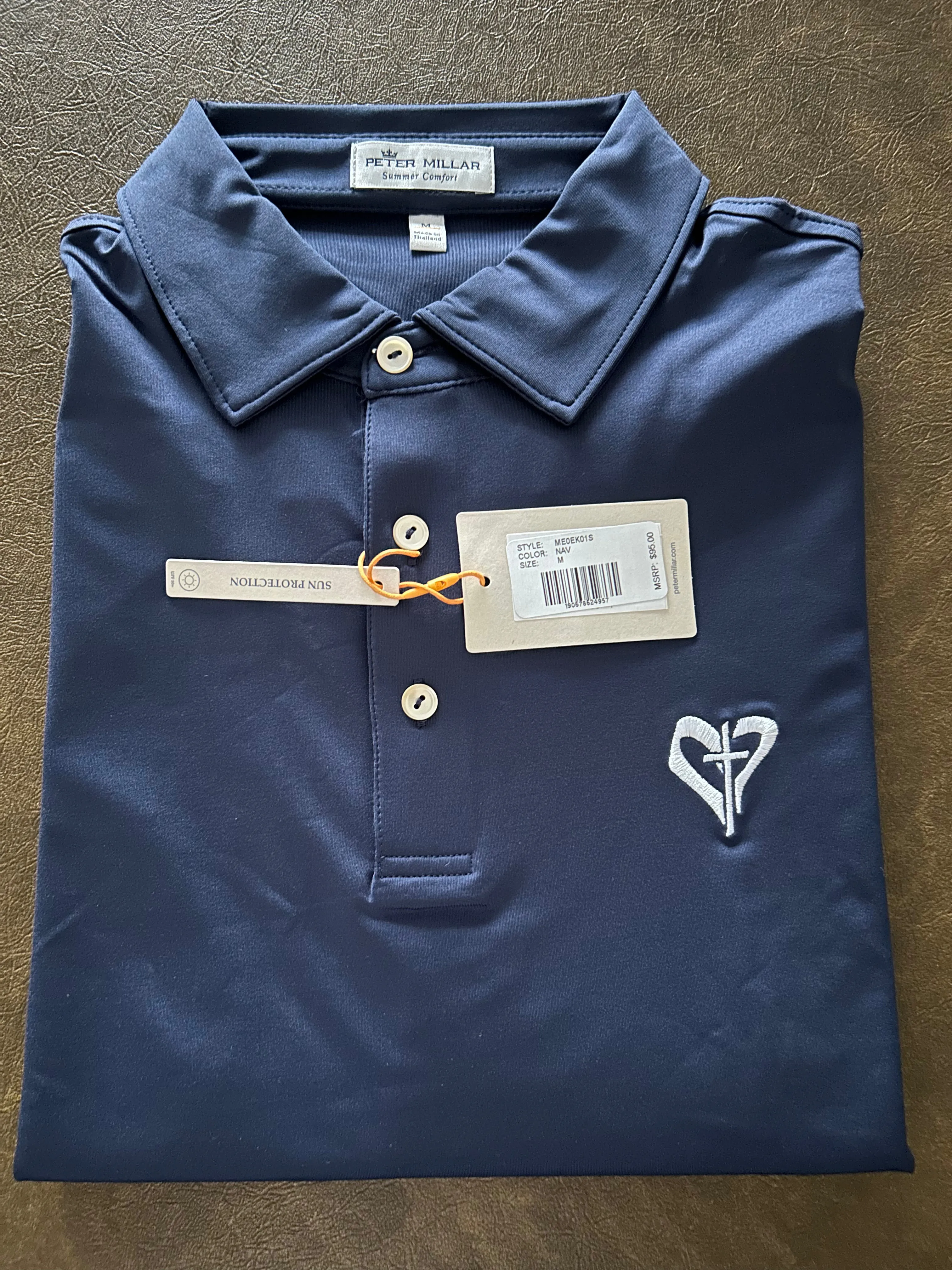 Peter Millar Summer Comfort Men's Navy Polo