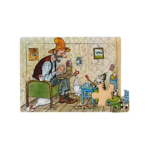 Pettson & Findus Frame Puzzle - Pancakes (15 pcs)