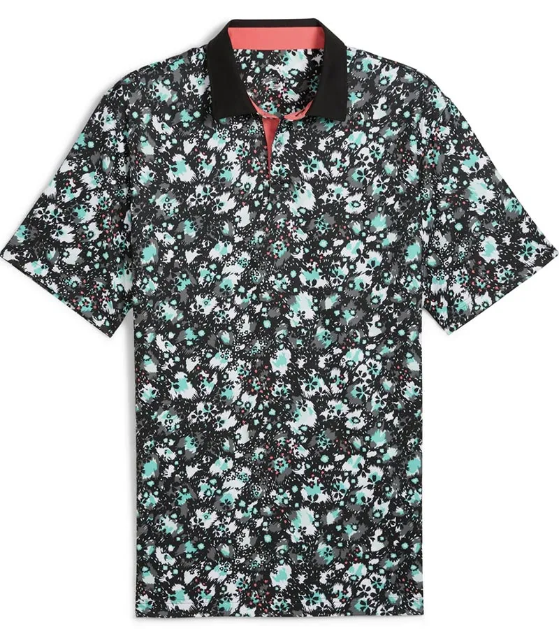 Puma CLOUDSPUN Abstract Camo Golf Polo Shirt