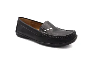 SHOE MOC 621002 BLACK