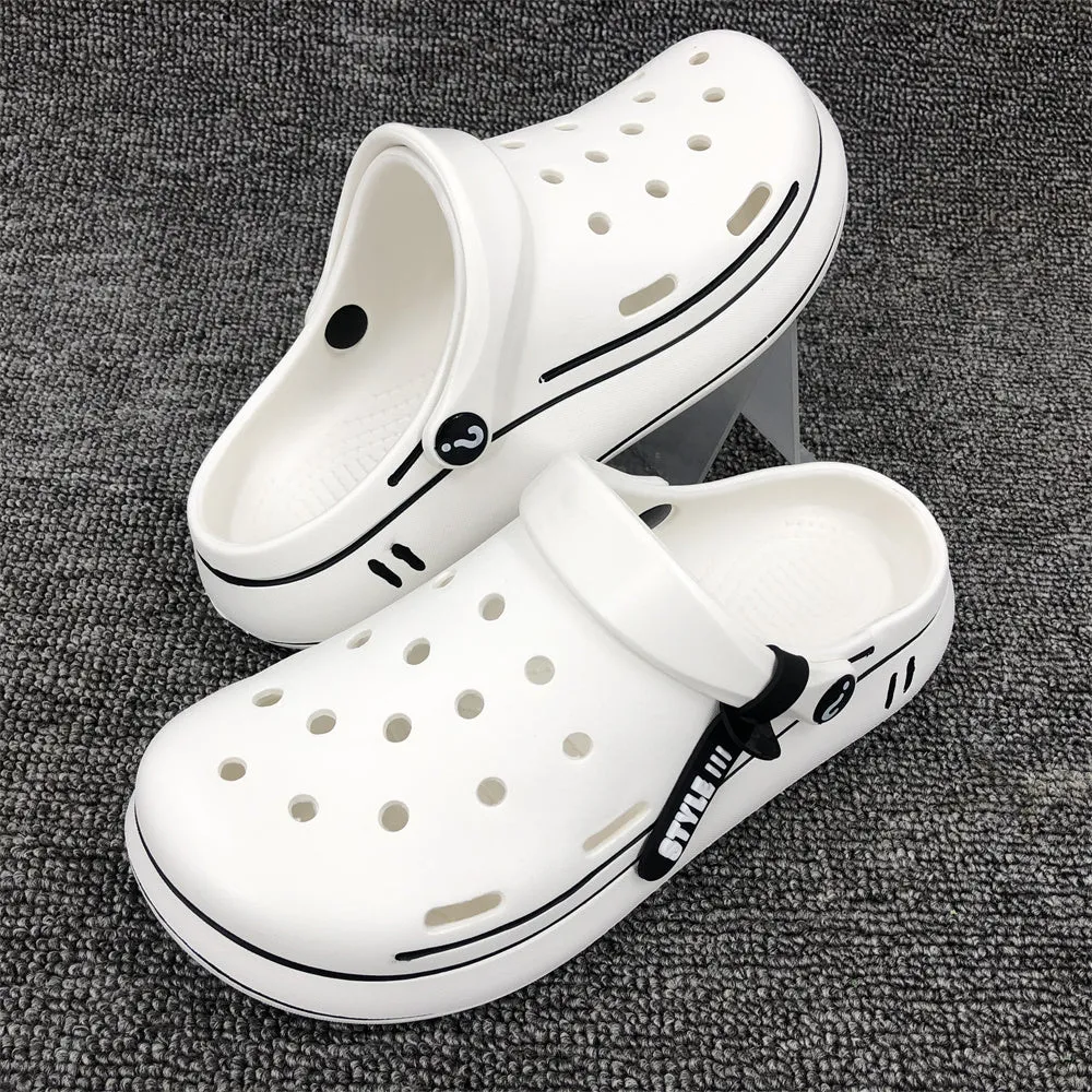 Soft Sole Anti Slip Sandals; Quick Dry Back Strap Slides Slippers