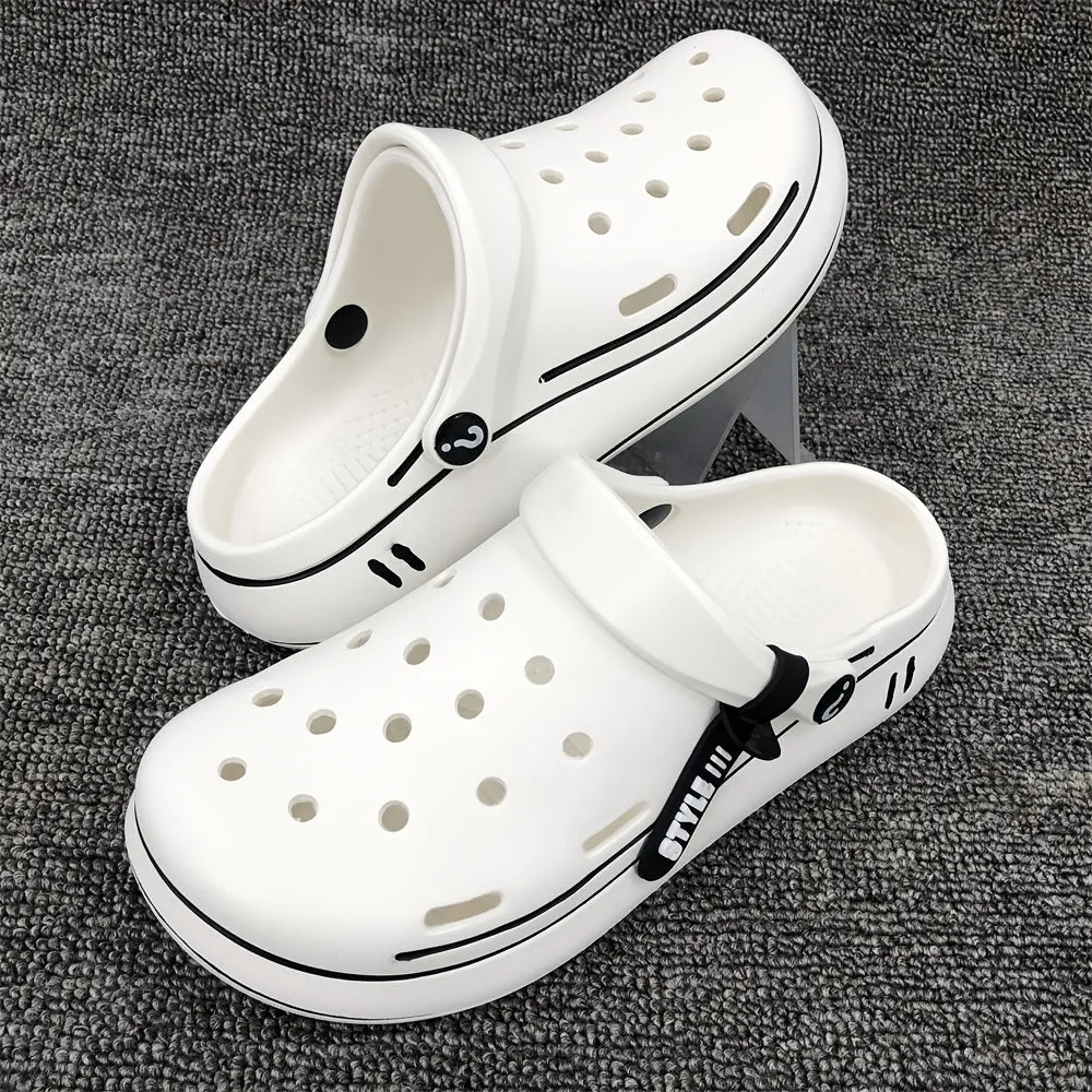 Soft Sole Anti Slip Sandals; Quick Dry Back Strap Slides Slippers