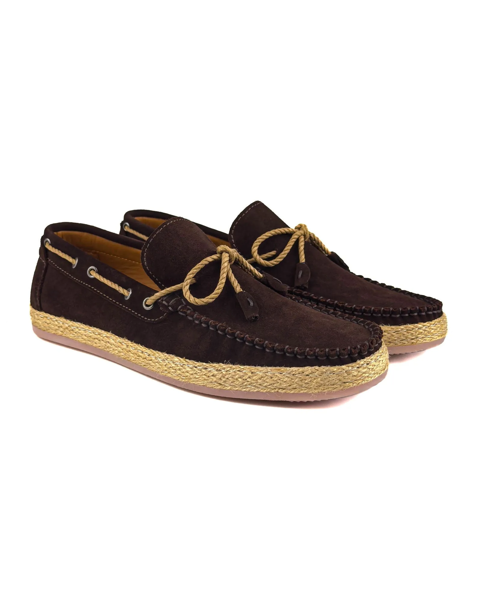 T-Hadrian Brown Genuine Suede Leather Men's Loafer Shoe