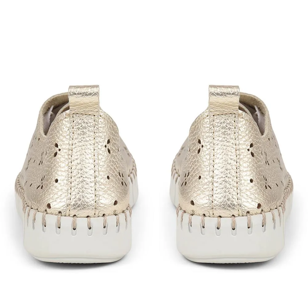 Tallulah Leather Lace-Up Shoes  - TALLULLAH / 325 507