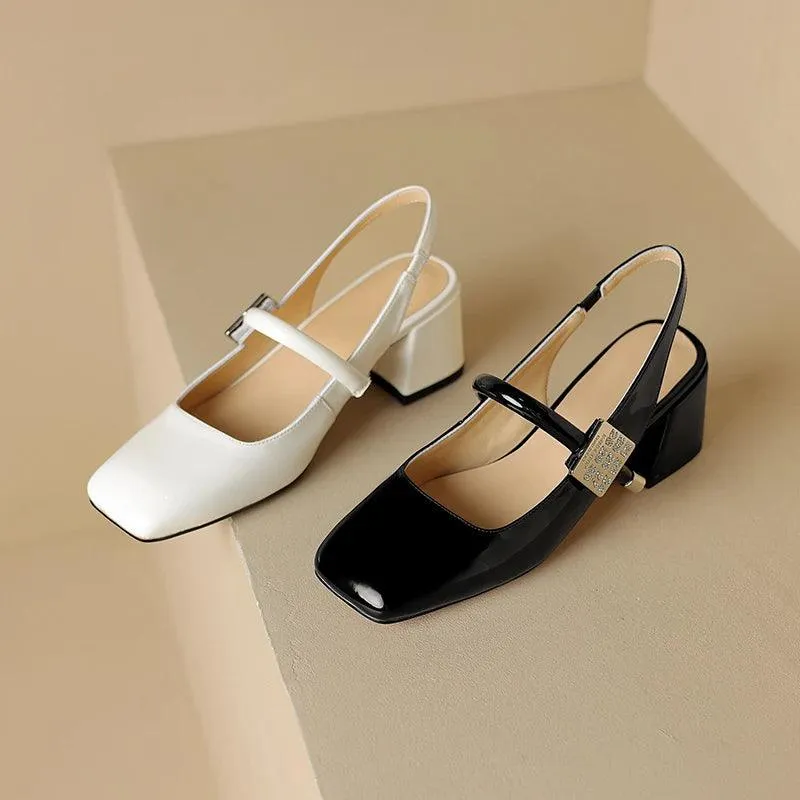TSS59 Leather Chunky Sandal - Women's Casual Shoes