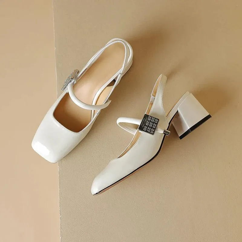 TSS59 Leather Chunky Sandal - Women's Casual Shoes