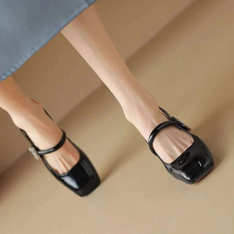 TSS59 Leather Chunky Sandal - Women's Casual Shoes