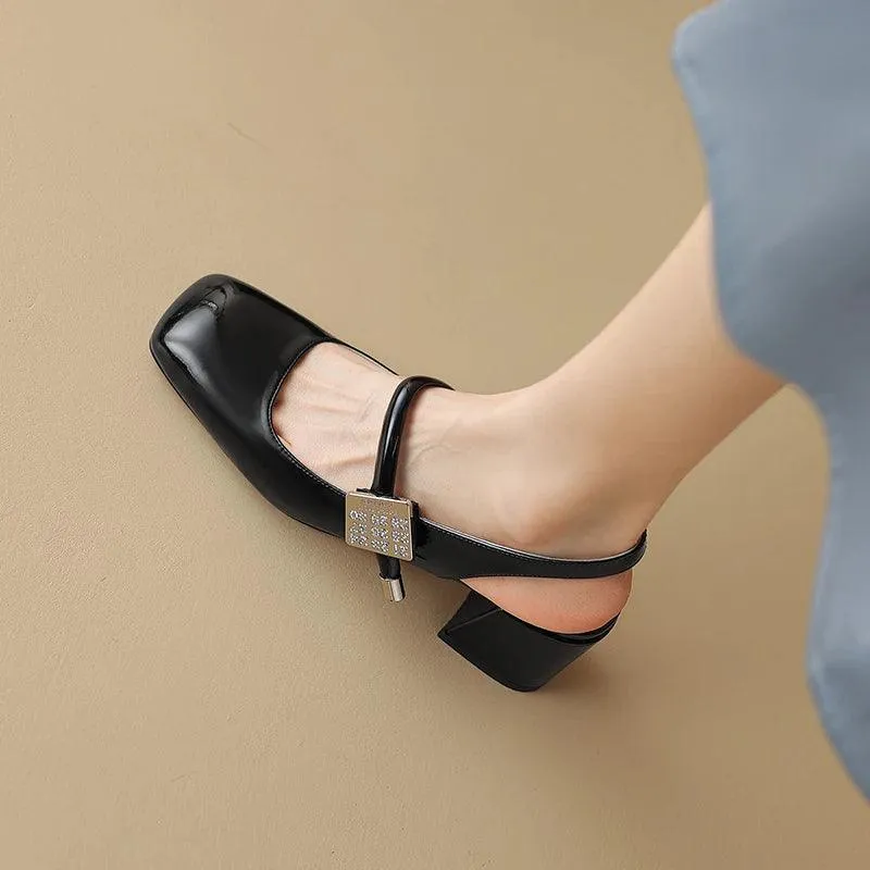 TSS59 Leather Chunky Sandal - Women's Casual Shoes