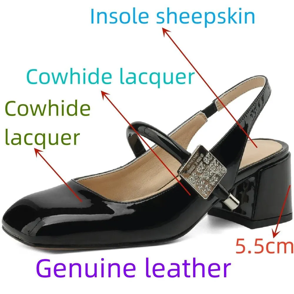 TSS59 Leather Chunky Sandal - Women's Casual Shoes