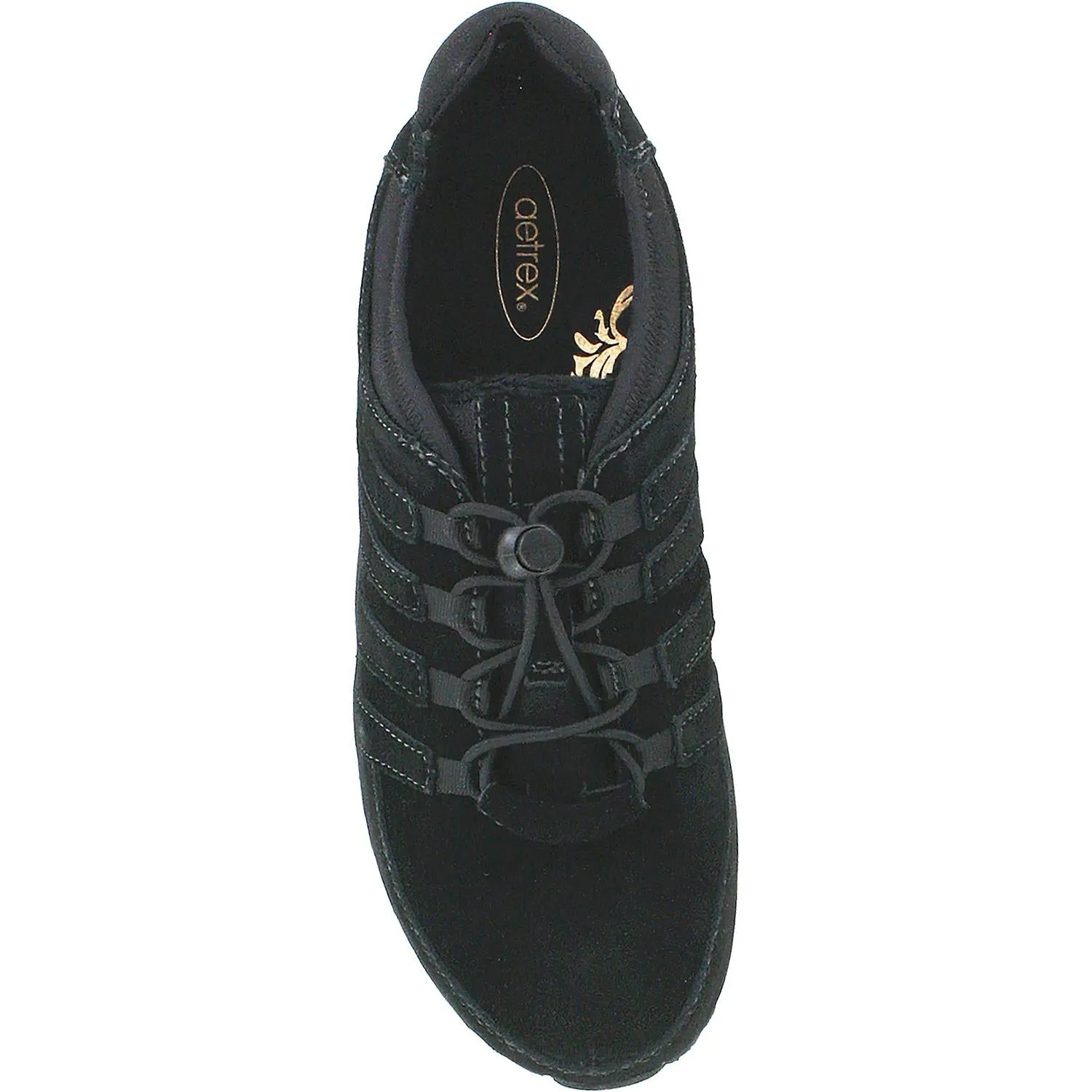 Women's Aetrex Laney Black Suede
