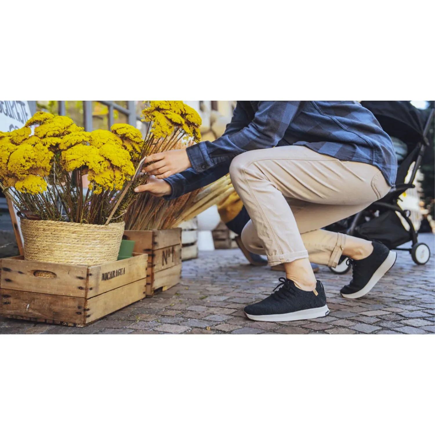 Women's Saola Tsavo 2.0 Wool Black/Steel Grey Fabrics
