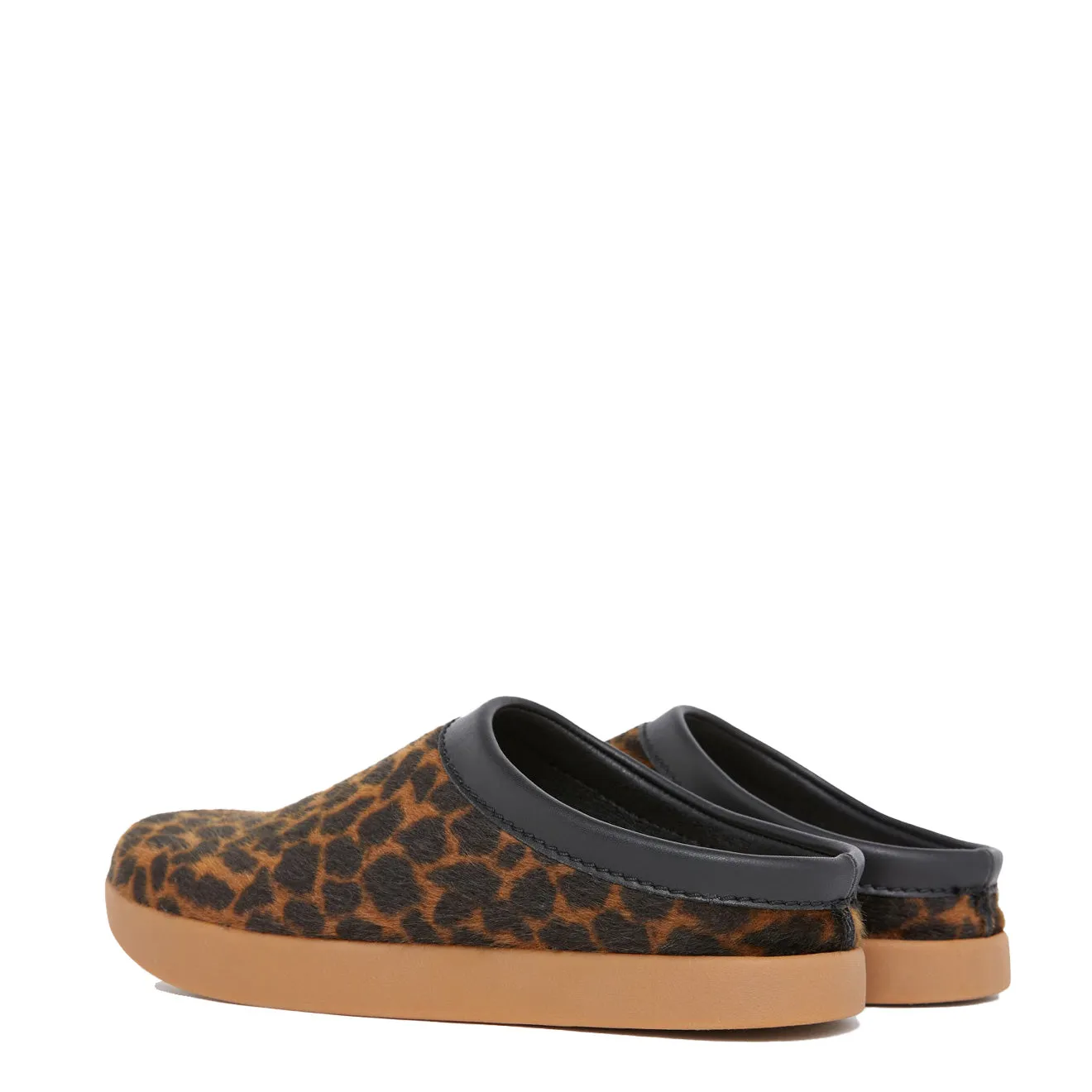 Yogi Floyd Animal Print Mule Leopard